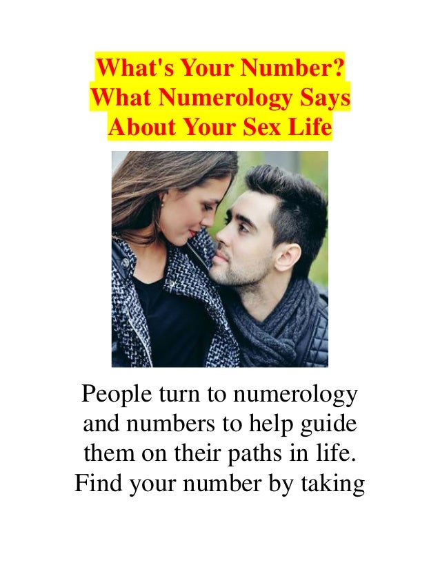 sex by numerology Sex by numerology